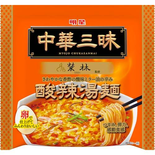 明星 中華三昧 榮林 酸辣湯麺 103g ×24個 | 