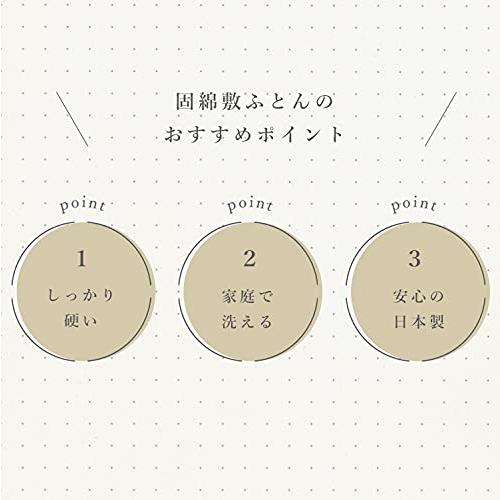 SANDESICA サンデシカ ベビー 敷ふとん 固綿マット ミニサイズ(60×90cm)1228-8888-54 白 |  | 01