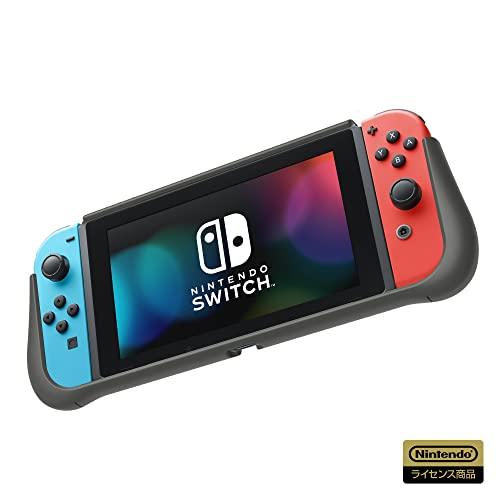 【任天堂ライセンス商品】タフプロテクター for Nintendo Switch クリア×ブラック【Nintendo Switch 旧モデル専用 | 
