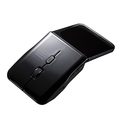 サンワサプライ 静音Bluetooth5.0 IR LEDマウス(5ボタン・静音) MA-BTIR1165BK ブラック | 