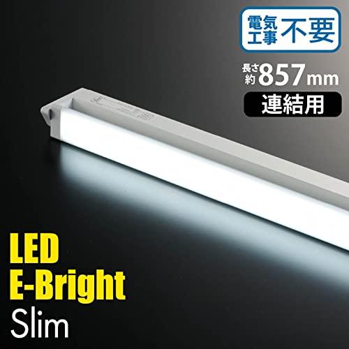 オーム電機 連結用LEDイーブライトスリム多目的灯 昼光色 14W 857mm スリム キッチン 棚下灯 LT-NLES14D-HL 06-40 |  | 01