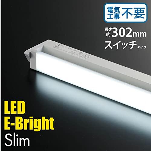 オーム電機 LEDイーブライトスリム多目的灯 コンセント式 昼光色 5W 302mm スリム キッチン 棚下灯 LT-NLES05D-HN 06 |  | 01