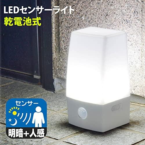 オーム電機 LEDナイトライト フットライト 電池式 人感明暗センサー 昼白色 足元灯 NIT-BLA6JSL-WN 06-0142 OHM |  | 01