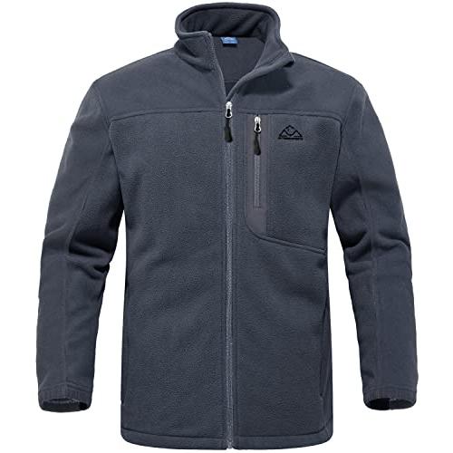 [Gopune] フリースジャケット メンズ ゴルフウェア アウトドア ジャケット ソフトシェル 登山服 フルジップ コート ウォーム 軽量 ハ | 