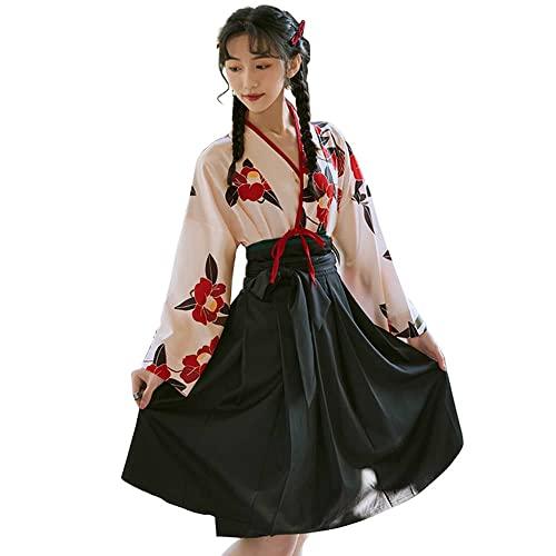 NC] 大正ロマン 袴 和服 着物 ドレス 花柄 ロリータ ロリィタ服 大きめ