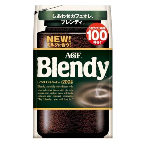 AGF(エージーエフ) ブレンディ 袋【 インスタントコーヒー 】【 水に溶けるコーヒー 】【 カフェオレ 好きに 】【 詰め替え 】 200グ | 