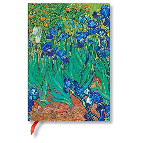 Paperblanks/ペーパーブランクス ノート ハードカバー ウ゛ァン・ゴッホのアイリス ミディ B6 罫線 PB8204-0 | 