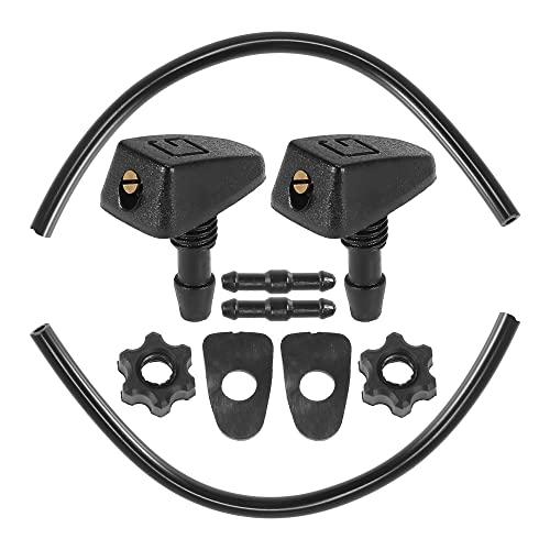 ACROPIX ウォッシャーノズル フロントガラス 洗車用 車用 水噴霧 拡散 ノズル 汎用 ユニバーサル 品番 BC3Z-17603-A コネ | 