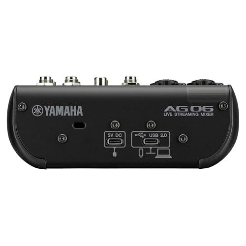ヤマハ(YAMAHA) ライブストリーミングミキサー 6チャンネル ブラック AG06MK2 B |  | 01
