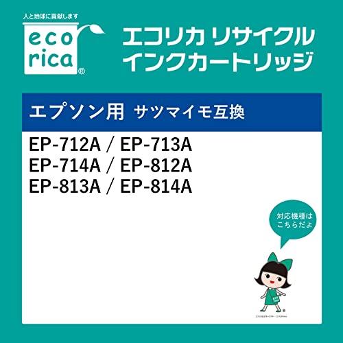エコリカ エプソン サツマイモ SAT-C対応リサイクルインク 通常容量 シアン/染料 EP-712 713 714 715 716 812 8 |  | 01