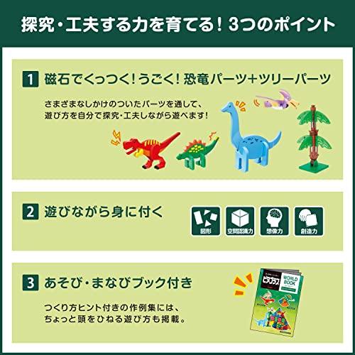 ピープル ピタゴラス WORLD 探究・工夫する力を育てる ダイナミックダイナソー 3歳から 想像力 &&創造力が育つ PGS-140 |  | 01