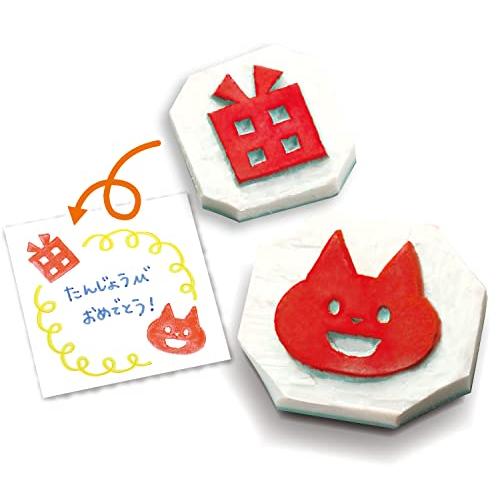アーテック『はじめての消しゴムはんこ』55977/イラストシート付/手作り |  | 01
