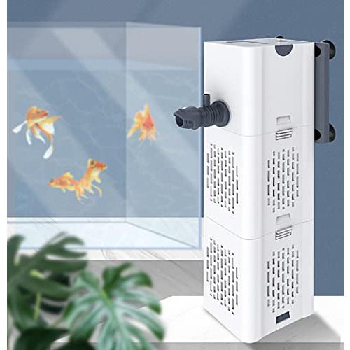 LONDAFISH 水槽フィルター 水槽ポンプ フィルター式水中ポンプ 酸素増加フィルター 水槽用ウォーターポンプ ろ過ポンプ 水循環 6-25 | 