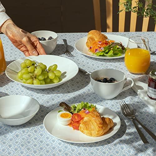 NARUMI(ナルミ) プレート 皿 ホワイトコレクション 21cm パスタ皿 ホワイト おしゃれ シンプル 電子レンジ温め・食洗機対応 513 |  | 01