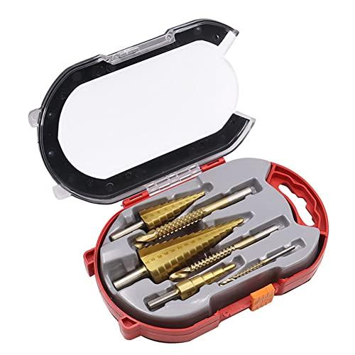 ドリルビット HSS高速鋼 タケノコドリル 4-32mm/4-20mm/4-12mm ツイストドリル 6mm/8mm/3mm 金属加工 木工 穴 | 