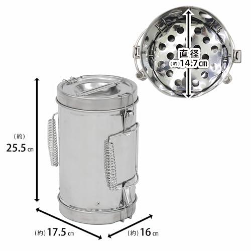 グリーンライフ(GREEN LIFE) 火おこし壷 火消し壷 兼用 2way 火おこし兼用火消しつぼ ステンレス製 簡単火おこし バーベキュー |  | 01