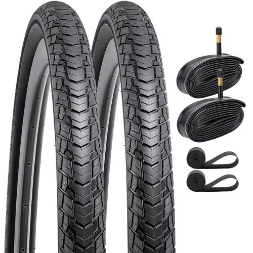 YunSCM 2本セット700 38c タイヤ700x38c 40-622 自転車タイヤ + 700x35