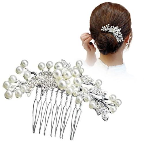 FASELE 髪飾り 夜会巻き コーム ヘッドドレス ヘアピン かんざし 簪 ヘアアクセサリー 花嫁 和装 洋服 パール 発表会 入学式 卒業式 | 