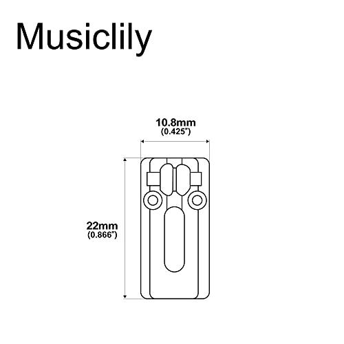Musiclily Pro 10.8ｍｍピッチ モダンスタイル亜鉛合金製ローラーサドル インポートストラト/テレキャスターエレキギター用、クロー |  | 01