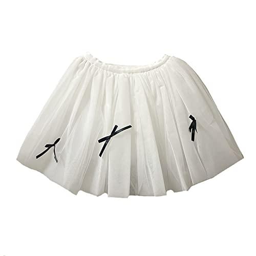 [VIISEN] 子供 チュール スカート キッズ 女の子 子供服 チュチュ スカート 蝶結び スカート 可愛い カジュアル プリンセススカート | 