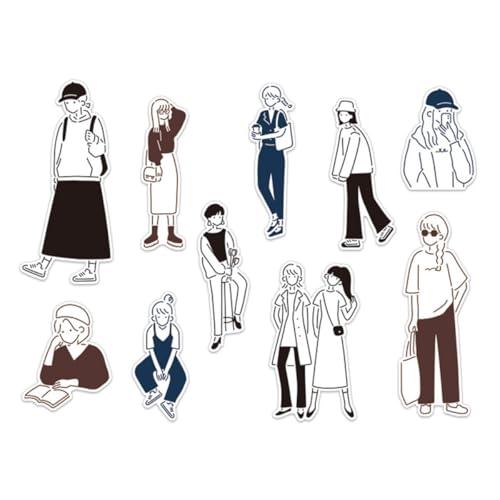 Amie sticker アミ ステッカー かわいい フレークシール (シンプルガール) |  | 01
