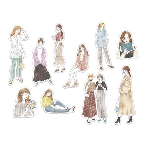 Amie sticker アミ ステッカー かわいい フレークシール (トレンドガール) |  | 01