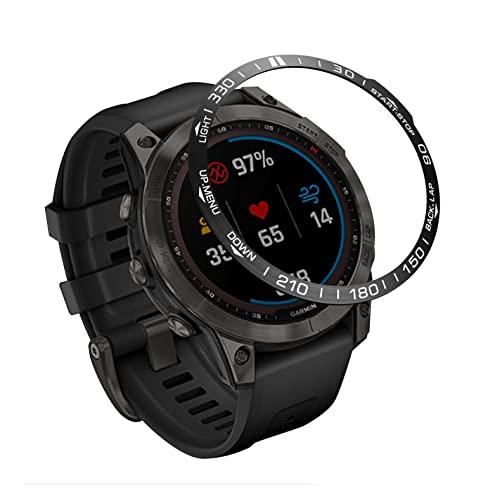 SHEAWA for Garmin(ガーミン) Fenix 7 ベゼルリング 保護リング アルミ カバー 互換品 ケース 傷防止 耐衝撃 アクセ | 