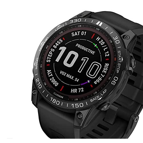 SHEAWA for Garmin(ガーミン) Fenix 7 ベゼルリング 保護リング アルミ カバー 互換品 ケース 傷防止 耐衝撃 アクセ |  | 01