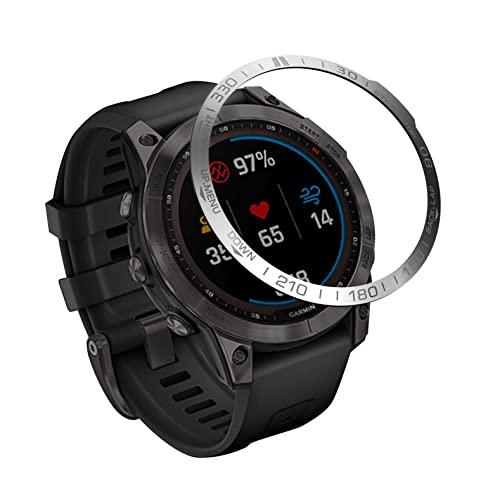 SHEAWA for Garmin(ガーミン) Fenix 7X ベゼルリング 保護リング アルミ カバー 互換品 ケース 傷防止 耐衝撃 アク | 