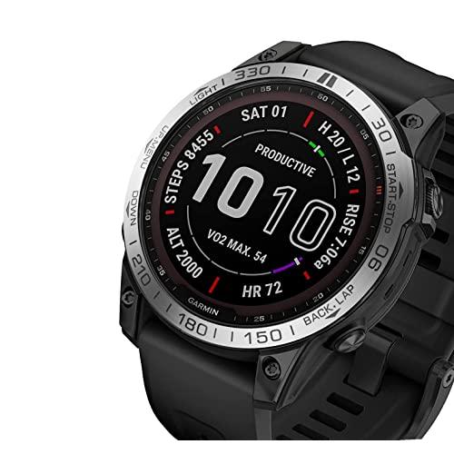 SHEAWA for Garmin(ガーミン) Fenix 7X ベゼルリング 保護リング アルミ カバー 互換品 ケース 傷防止 耐衝撃 アク |  | 01