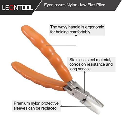 LEONTOOL メガネ調整ペンチ メガネ用ヤットコ メガネやっとこ 平ペンチ 平ヤットコ 平やっとこ 眼鏡調整プライヤー ステンレス鋼 メガネ |  | 01