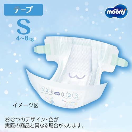【テープ Sサイズ】 ムーニー マシュマロ肌ごこち モレ安心 オムツ S サイズ 4~8kg 70枚 |  | 01