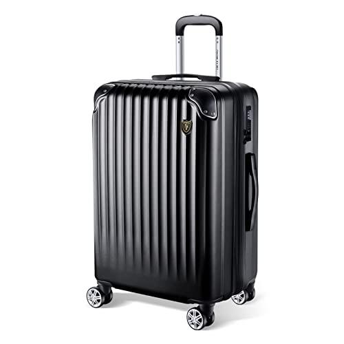 [New Trip] スーツケース キャリーケース 拡張機能付き 機内持ち込み 軽量 大型 キャリーバック Sサイズ 40L 2〜3泊 ブラック | 