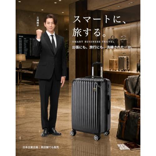 [New Trip] スーツケース キャリーケース 拡張機能付き 機内持ち込み 軽量 大型 キャリーバック Sサイズ 40L 2〜3泊 ブラック |  | 01