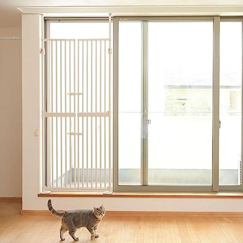 アイリスプラザ ペットゲート 猫 ゲート 飛び出し防止 ハイタイプ ホワイト 1271107004 |  | 01