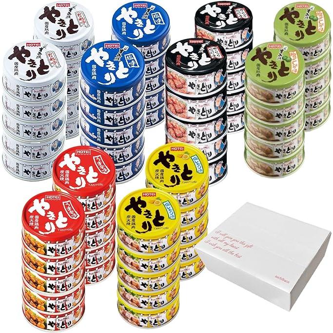 缶詰 国産 焼き鳥 6種 計60缶 肉 詰め合わせ セット ホテイ お取り寄せグルメ グルメ ギフト sachibaco | 