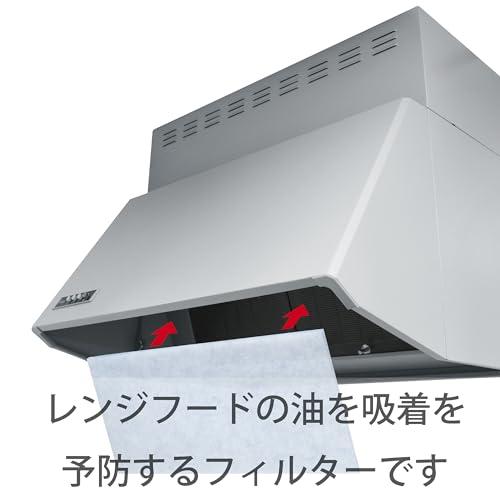 東和産業 換気扇 RSレンジフードフィルター 特厚2層 3枚入 油吸着量約3.5倍 油除去率約2倍 約40×60cm テープファスナー付日本製 |  | 01