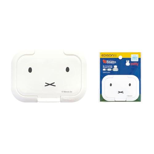 EDISONmama(エジソンママ) Bitatto ビタット ウェットシートのふた ビタットミニ ミッフィー ホワイト おむつ用品 おしりふき | 