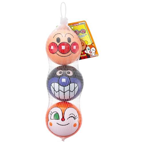アガツマ(AGATSUMA) アンパンマン ミニ顔ボール 3個セット アンパンマン・ばいきんまん・ドキンちゃん【2024】 |  | 01