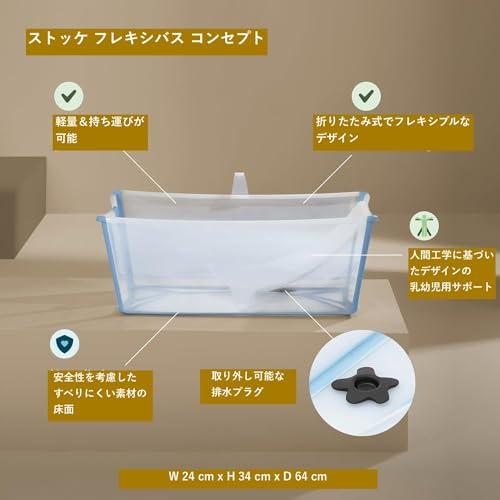 STOKKE ストッケ フレキシバス バンドルパック ニューボーンサポート付き お風呂 沐浴 オーシャンブルー |  | 01