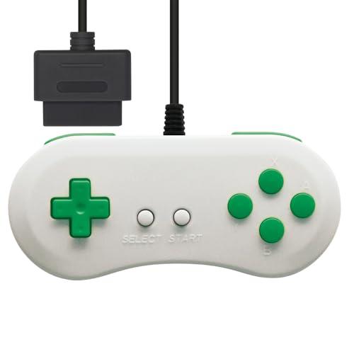コロンバスサークル（SFC互換機/SFC用）16ビットコントローラ＜ホワイトグリーン＞ - スーパーファミコン用周辺機器 |  | 01