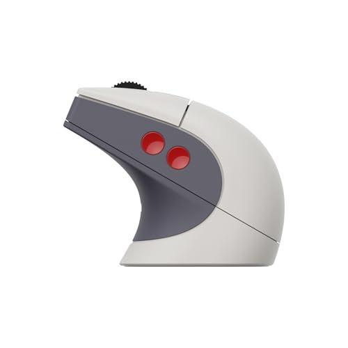 8BitDo レトロ R8 マウス、充電ドック、PAW 3395 光学センサー DPI 26000、4K ポーリング レートのワイヤレス マウス | 