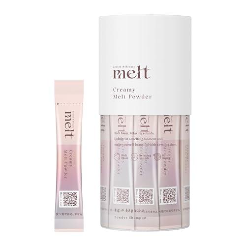 【melt】 メルト クリーミーメルトパウダー 1gｘ10包 休息美容 休息美容 生炭酸 ヘッドスパ スペシャルケア 炭酸パウダー 花王 | 