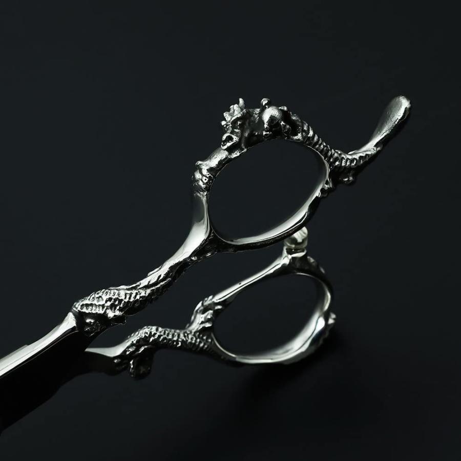 Moontay 7 0インチ カットシザー ハサミ 髪切り ヘアスタイリング レトロ 散髪 理容師 美容サロン 自宅用 収納ケース付き Sagaretxe Net