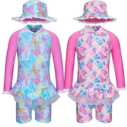 Sun Emporium サン エンポリウム 水着 ラッシュガード ベビー 帽子セット 長袖 ロンパース Upf50 女の子 2t Www Arilab Com Tr Index Php