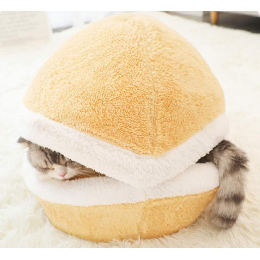 Le Ciel シェル 貝型 猫 犬 ベッド ソファー ペットハウス ドーム型 保温 防寒 ペット用寝袋 ｍ Ciganabeleza Com Br