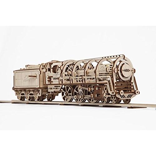 超特価SALE開催！ 460蒸気機関車 ユーギアス Ugears 木製 70012 おもちゃ ブロック 子ども用パズル