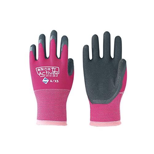 東和コーポレーション 作業用手袋 Active女子 無料長期保証 ローズピンク XS 6 520 オープニングセール 女性の悩みを解決する作業手袋