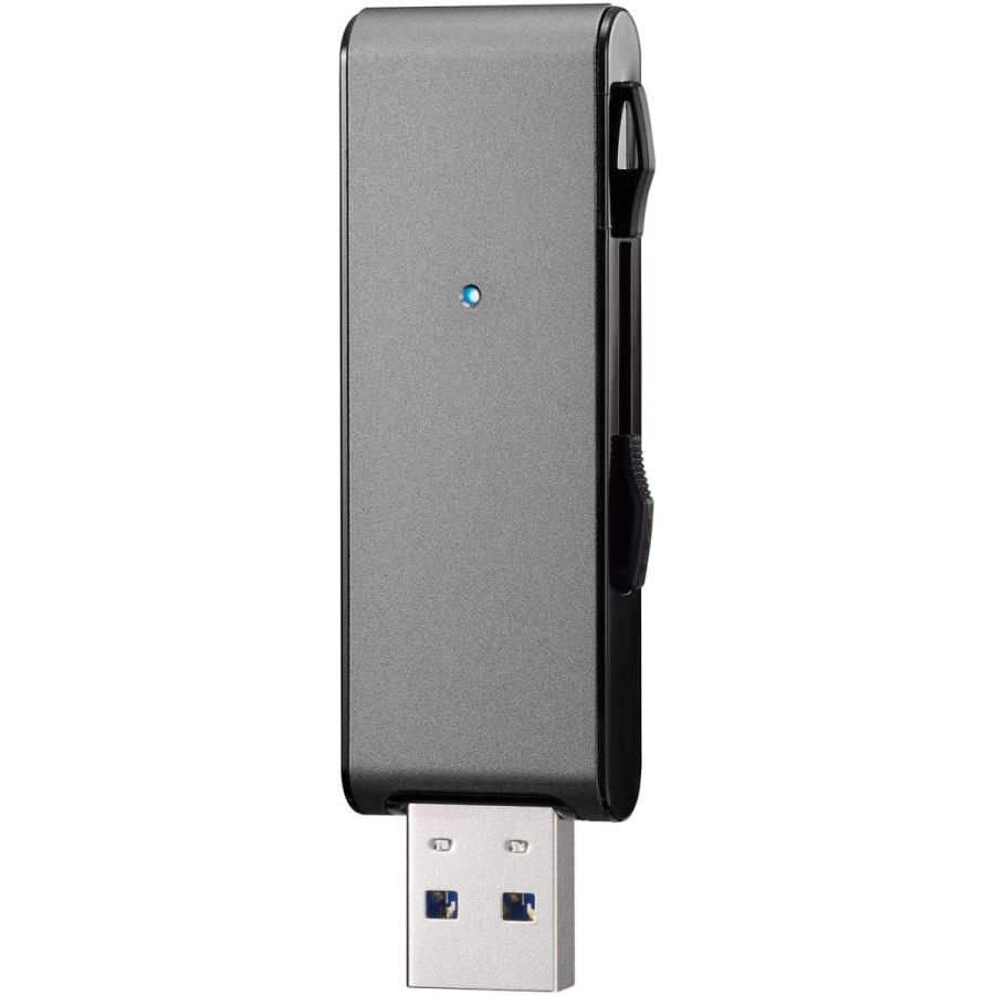 I-O DATA USBメモリー 32GB 【国内配送】 ブラック USB 3.1 2カラー 3.0 1 対応 Gen 超高速転送 5容量から選べ