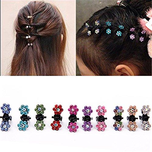 最安値に挑戦 Kingsie ヘアクリップ 15個セット ミニ 花 ヘアピン 可愛い 前髪 髪留め レディース 史上最も激安 Nooitmeergrasmaaien Be